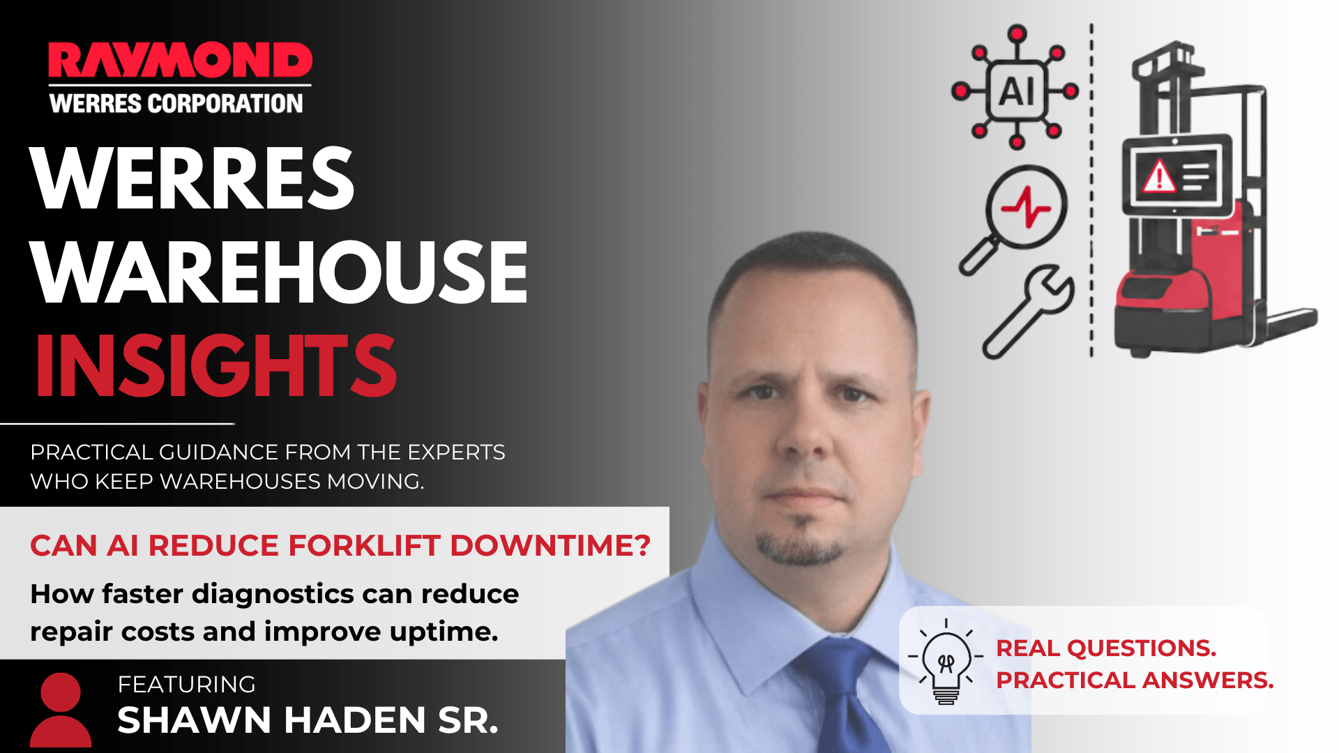 Reducing forklift downtime with AI