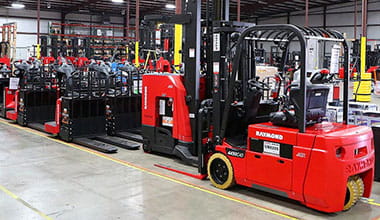 Photo of a fleet of equipment for rent