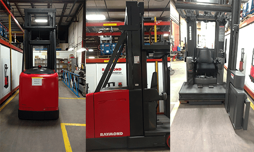 Werres Corporation Used Raymond Swing Reach Truck